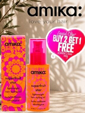 Amika Superfruit Star Lightweight Hair Styling Oil
